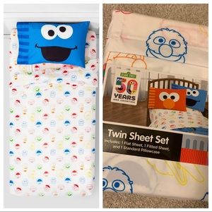 Sesame Street | Twin Color Block Sheet Set